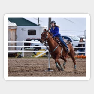 Barrel racing Sticker